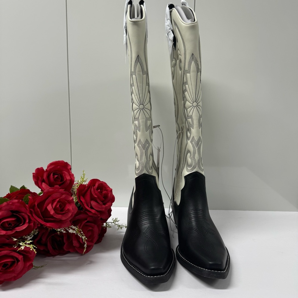 🤠LAST PAIR! EMBROIDERED WESTERN BOOTS - Picture 8 of 16